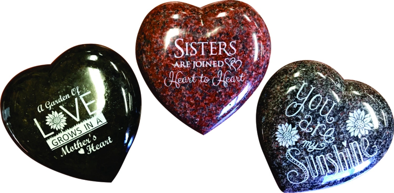 Gifts & Home Granite Hearts